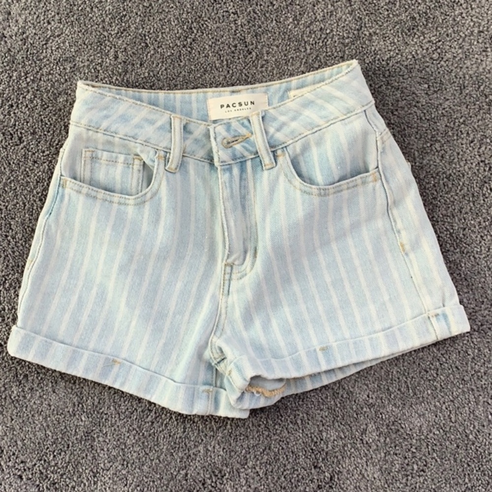 Pacsun striped mom shorts 22